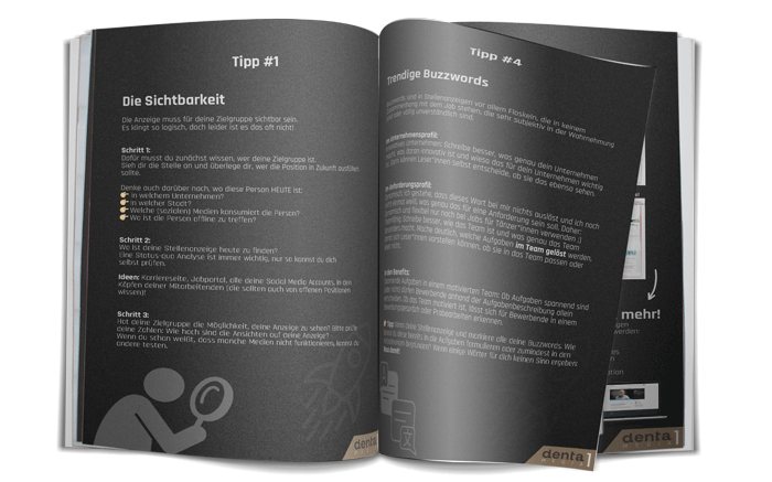 Whitepaper: 5 Tipps für bessere Stellenanzeigen - Denta 1 Media GmbH
