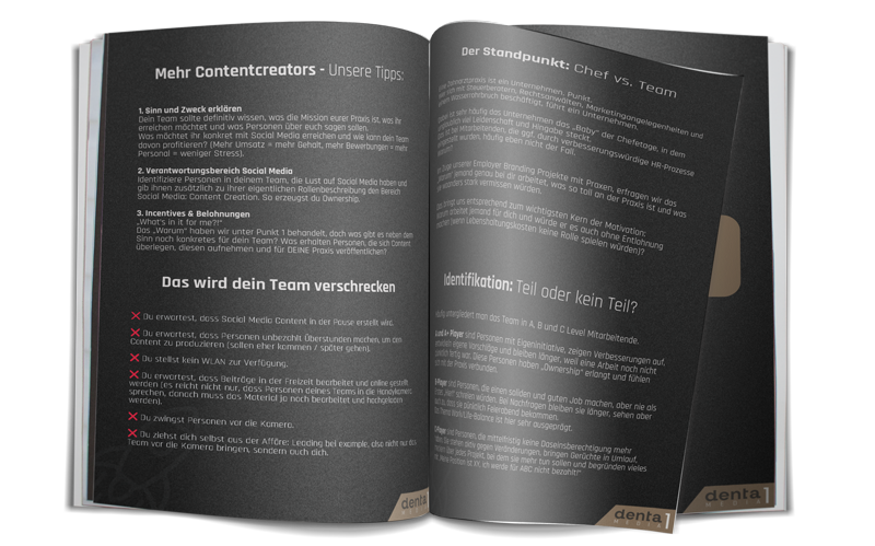 How to get your Team vor the Kamera - Denta 1 Media GmbH